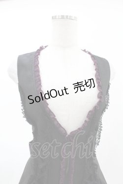 画像4: Qutie Frash / ダイヤリボンベスト  パープル H-25-05-04-015-QU-TO-KB-ZH