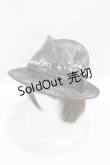 SEX POT ReVeNGe / GRUNGE SKULLチェーンハット  ブラック H-25-05-04-004-SP-AC-KB-ZH