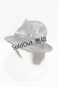 SEX POT ReVeNGe / GRUNGE SKULLチェーンハット  ブラック H-25-05-04-004-SP-AC-KB-ZH