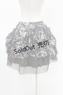 画像2: Qutie Frash / ギャザータックスカート  黒 H-25-05-04-020-QU-SK-KB-ZH