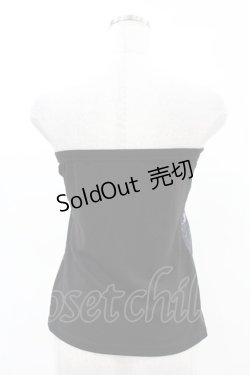 画像2: Qutie Frash / 切替ベアトップキャミ  黒 H-25-05-04-021-QU-TO-KB-ZH