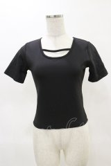 Melt the lady / バックホックトップス Free ブラック H-25-05-05-044-PU-TO-NS-ZH