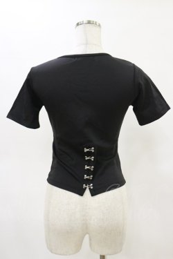 画像2: Melt the lady / バックホックトップス Free ブラック H-25-05-05-044-PU-TO-NS-ZH