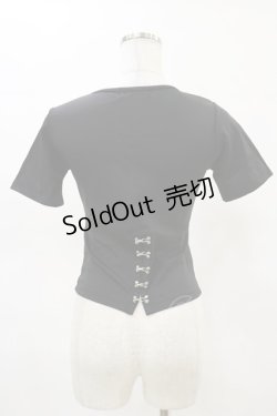画像2: Melt the lady / バックホックトップス Free ブラック H-25-05-05-044-PU-TO-NS-ZH