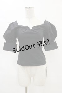 Melt the lady / ワイヤー入りブラウス Free ブラック H-25-05-05-045-PU-BL-NS-ZH