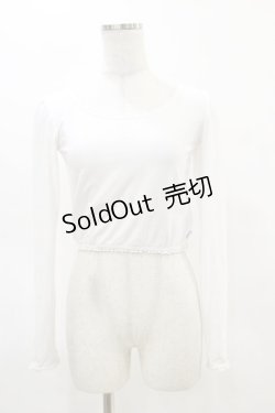 画像1: Melt the lady / クロップドトップス Free オフ H-25-05-05-046-PU-TO-NS-ZH