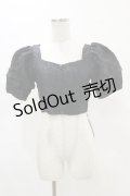 Melt the lady / クロップドトップス Free ブラック H-25-05-05-050-PU-TO-NS-ZH