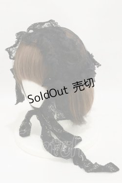 画像1: metamorphose / レースバブーシュカ  ブラック H-25-05-05-008-ME-AC-NS-ZH