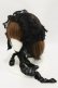 画像1: metamorphose / レースバブーシュカ  ブラック H-25-05-05-008-ME-AC-NS-ZH (1)