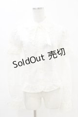 Angelic Pretty / リボン付きブラウス Free オフ H-25-05-05-063-AP-BL-NS-ZH