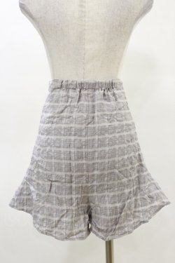 画像2: Melt the lady / チェックショートパンツ S グレー H-25-05-05-065-PU-PA-NS-ZH