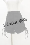 Melt the lady / サイドーギャザーショートパンツ S ブラック H-25-05-05-066-PU-PA-NS-ZH