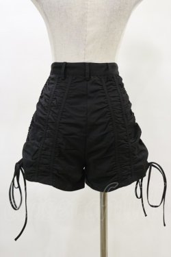 画像2: Melt the lady / サイドーギャザーショートパンツ S ブラック H-25-05-05-066-PU-PA-NS-ZH