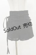 Melt the lady / ベルト付きショートパンツ S ブラック H-25-05-05-068-PU-PA-NS-ZH