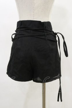 画像2: Melt the lady / ベルト付きショートパンツ S ブラック H-25-05-05-068-PU-PA-NS-ZH