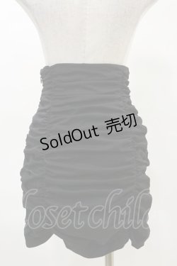 画像2: Melt the lady / ギャザースカート S ブラック H-25-05-05-070-PU-SK-NS-ZH
