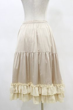 画像2: axes femme kawaii / ミディフリルペチスカート M アイボリー H-25-05-05-071-AX-SK-NS-ZH