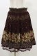 画像1: axes femme / 花柄プリーツスカート M ボルドー H-25-05-05-072-AX-SK-NS-ZH (1)