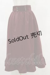 axes femme / ナポレオンモチーフロングスカート M ボルドー H-25-05-05-073-AX-SK-NS-ZH