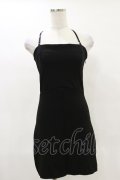 Melt the lady / コルセット刺繍ミニワンピース Free ブラック H-25-05-05-076-PU-OP-NS-ZH