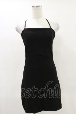 画像1: Melt the lady / コルセット刺繍ミニワンピース Free ブラック H-25-05-05-076-PU-OP-NS-ZH