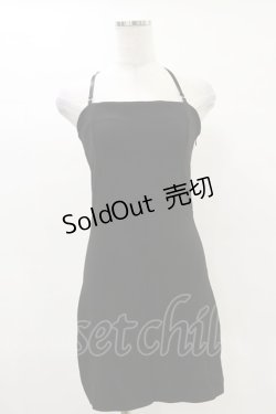 画像1: Melt the lady / コルセット刺繍ミニワンピース Free ブラック H-25-05-05-076-PU-OP-NS-ZH