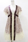 axes femme / シフォンフリルワンピース M アイボリー H-25-05-05-077-AX-OP-NS-ZH