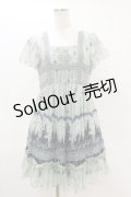 axes femme / メルヘンプリントワンピース M グリーン H-25-05-05-078-AX-OP-NS-ZH
