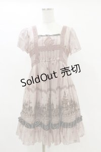 axes femme / メルヘンプリントワンピース M ピンク H-25-05-05-079-AX-OP-NS-ZH
