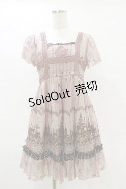 画像1: axes femme / メルヘンプリントワンピース M ピンク H-25-05-05-079-AX-OP-NS-ZH
