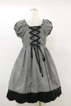 画像2: metamorphose / スカラップ切替ワンピース Free ブラック H-25-05-05-081-ME-OP-NS-ZH