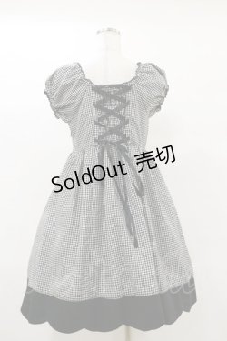 画像2: metamorphose / スカラップ切替ワンピース Free ブラック H-25-05-05-081-ME-OP-NS-ZH