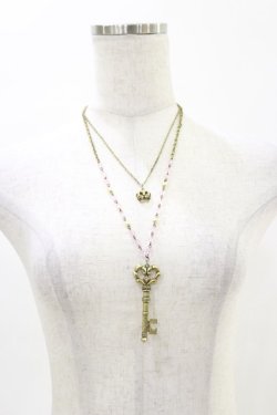 画像3: Angelic Pretty / Heart Keyネックレス  ゴールド H-25-05-05-009-AP-AC-NS-ZH