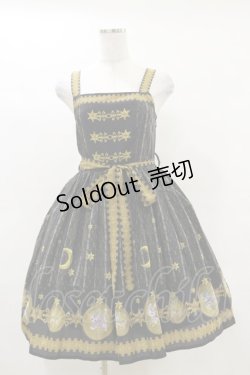 画像1: Royal Princess Alice / 真昼のロイヤルメリーゴーランドジャンパースカート Free ブラック H-25-05-05-082-LO-OP-NS-ZH