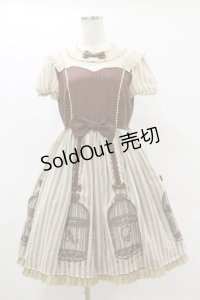 Angelic Pretty / Lucienne Dreamワンピース Free ブラウン H-25-05-05-084-AP-OP-NS-ZH