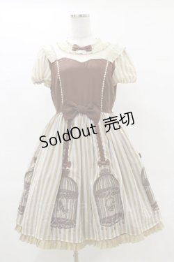 画像1: Angelic Pretty / Lucienne Dreamワンピース Free ブラウン H-25-05-05-084-AP-OP-NS-ZH