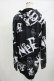 画像2: NieR Clothing / 総柄ZIPパーカー  黒 H-25-05-05-1039-PU-TO-KB-ZH (2)