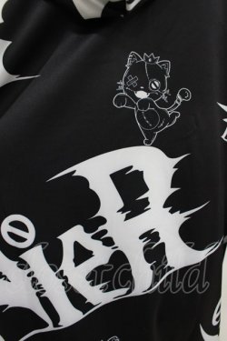 画像3: NieR Clothing / 総柄ZIPパーカー  黒 H-25-05-05-1039-PU-TO-KB-ZH