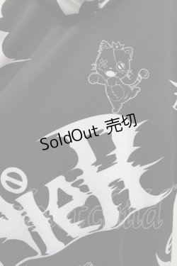 画像3: NieR Clothing / 総柄ZIPパーカー  黒 H-25-05-05-1039-PU-TO-KB-ZH