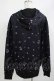 画像2: NieR Clothing / 総柄ZIPパーカー  黒×紫 H-25-05-05-1040-PU-TO-KB-ZH (2)