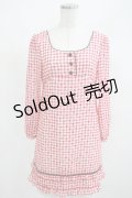 MILK / ギンガムドットワンピース  レッド H-25-05-05-1005-ML-OP-KB-ZH
