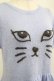 画像3: Candy Stripper / KITTEN KNIT ONE-PIECE  ブルー H-25-05-05-1006-PU-OP-KB-ZH (3)