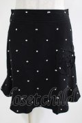 Emily Temple cute / ローズドットウールスカート  黒 H-25-05-05-1015-ET-SK-KB-ZH
