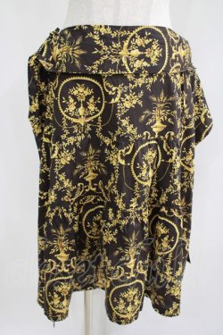 画像1: Jane Marple Dans Le Salon / Marie Antoinetteのwrapped skirt  黒 H-25-05-05-1019-JM-SK-KB-ZH