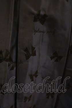 画像3: Jane Marple / Memory ribbon Jacquardリボンスカート  ネイビー H-25-05-05-1020-JM-SK-NS-ZT0507H