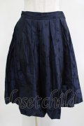Jane Marple / Memory ribbon Jacquardリボンスカート  紺 H-25-05-05-1021-JM-SK-KB-ZH