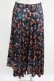 画像3: Jane Marple Dans Le Salon / Flowers of Jouy double accordion skirt  ネイビー H-25-05-05-1022-JM-SK-KB-ZT0507H (3)