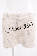 Candy Stripper / PEANUTS SHORT PANTS S ベージュ H-25-05-05-1027-PU-PA-KB-ZH