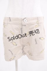 Candy Stripper / PEANUTS SHORT PANTS S ベージュ H-25-05-05-1027-PU-PA-KB-ZH