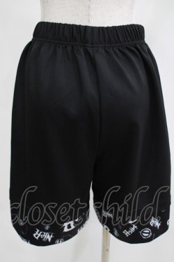 画像2: NieR Clothing / 総柄切替パンツ F 黒 H-25-05-05-1028-PU-PA-KB-ZH